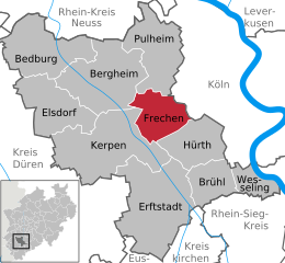 Frechen – Mappa