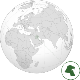 Kuwait - Localizzazione