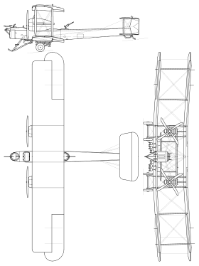 vue en plan de l’avion