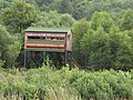 Bird hide in Cors Dyfi nature reserve