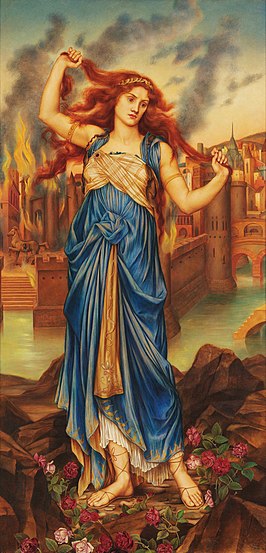 Cassandra (1898), Evelyn De Morgan, De Morgan Collection