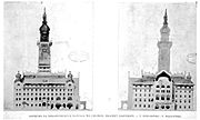 Нереализованный проект реконструкции ратуши 1907 года