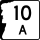 Route 10A marker