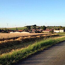 Skyline of Chermisey