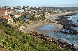 Vleesbaai vanuit Hoekbaai gesien