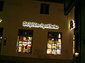 Der alte Schriftzug Delphin-Apotheke (2004)