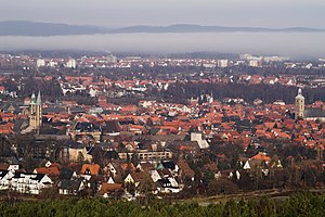 Udsigt over Goslar