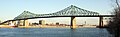 A panorama of Jacques Cartier Bridge