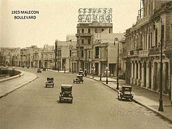 El Malecon Boulevard 1925