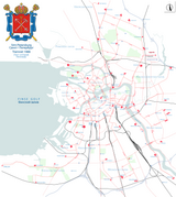 Het tramnet ten tijde van zijn grootste omvang, in 1988.