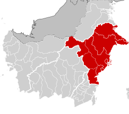 Kalimantan Orientale – Mappa