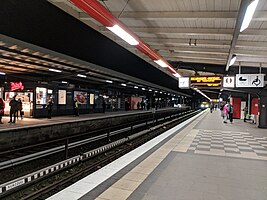 Bahnsteige in Hamburg-Barmbek