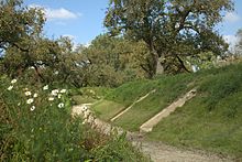  Groeneweg (verda vojo) Schalkwijk. Municipo Houten por promenantoj kaj biciklantoj.