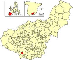 Location of Lentegí