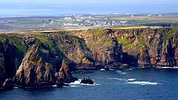 Aerial view of Tory Island