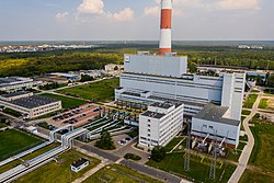 The Kawęczyn Heat Plant located in Kawęczyn-Wygoda, in 2021.