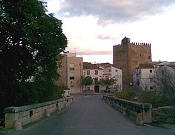 La dentrada sud de la Galera, con la suya torre