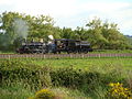 NZR AB class no. 663 "Sharon Lee" running backwards around the Woodville balloon loop.