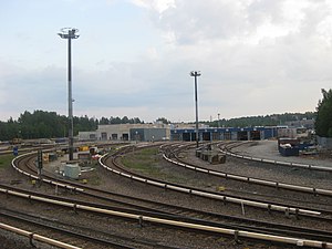 Roihupellon metrovarikko nähtynä Ratasmyllyntieltä.