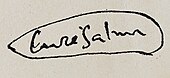 signature d'André Salmon