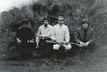 Coughlan (first on right) with The Wilde Flowers (1966)