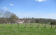 L'abbaye de Belloc vue du côté ouest