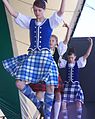 Image 27Highland dancing in traditional Gaelic dress with its tartan pattern (from Culture of the United Kingdom)