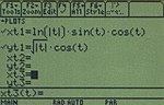 Parametrisk ekvation av hjärtkurva på ti-89 grafikkalkulator