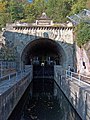 Der in Deutschland einmalige Schifffahrtstunnel in Weilburg