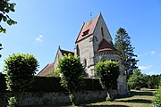 Le chevet de l'église.