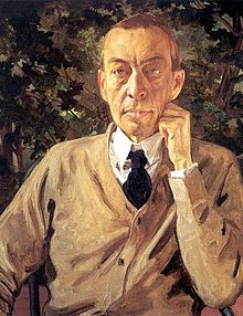 Pentraĵo de Serguei Rachmaninov fare de Konstantin Somov (1925)