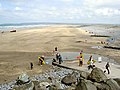 Image 13The beach at Westward Ho!, North Devon, looking north towards the shared estuary of the rivers Taw and Torridge (from Devon)