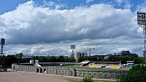 Das Žalgiris-Stadion in Vilnius (Juli 2011)