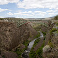 Le Crooked River High Bridge enjambant la rivière Crooked dans le comté de Jefferson.