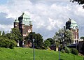 Bridge towers em Duisburg, 1907