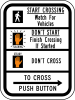 Crosswalk signal instructions