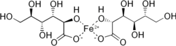 Image illustrative de l’article Gluconate de fer(II)