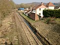 Gare de Barisis : les vestiges en 2012