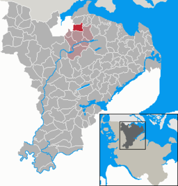 Läget för kommunen Maasbüll i Kreis Schleswig-Flensburg