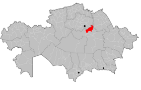 Localisation de District d'Ossakarov