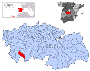 Poziția localității Robledo del Mazo