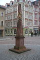 Postmeilensäule in Mittweida von 1725