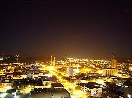 Campo Mourão bij nacht