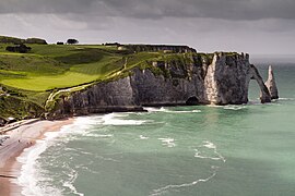 Falaises d'Étretat, Normandie.