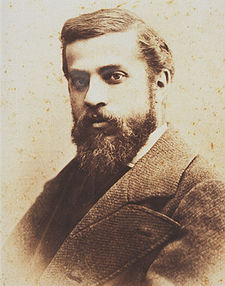 L'arquitecto catalán Antoni Gaudí en 1878.