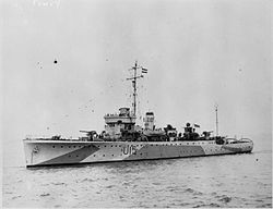 Luokkaan kuulunut alus HMS Fowey