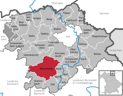 Vị trí của Münchberg