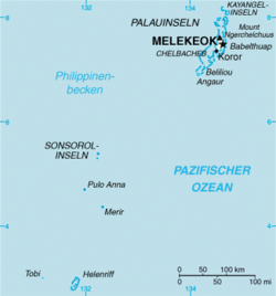 Palau konumu