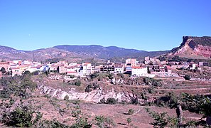 Vista parcial (noroccidental) de Riodeva (Teruel), 2017.