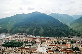 Labrang Monastery of Tibetan Buddhism in Gannan.